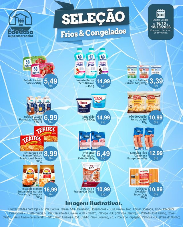 Arte da Seleção de Frios e Congelados