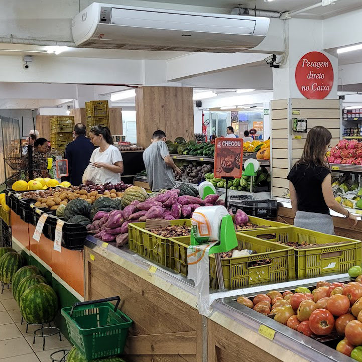 Banca de frutas no hortifrúti
